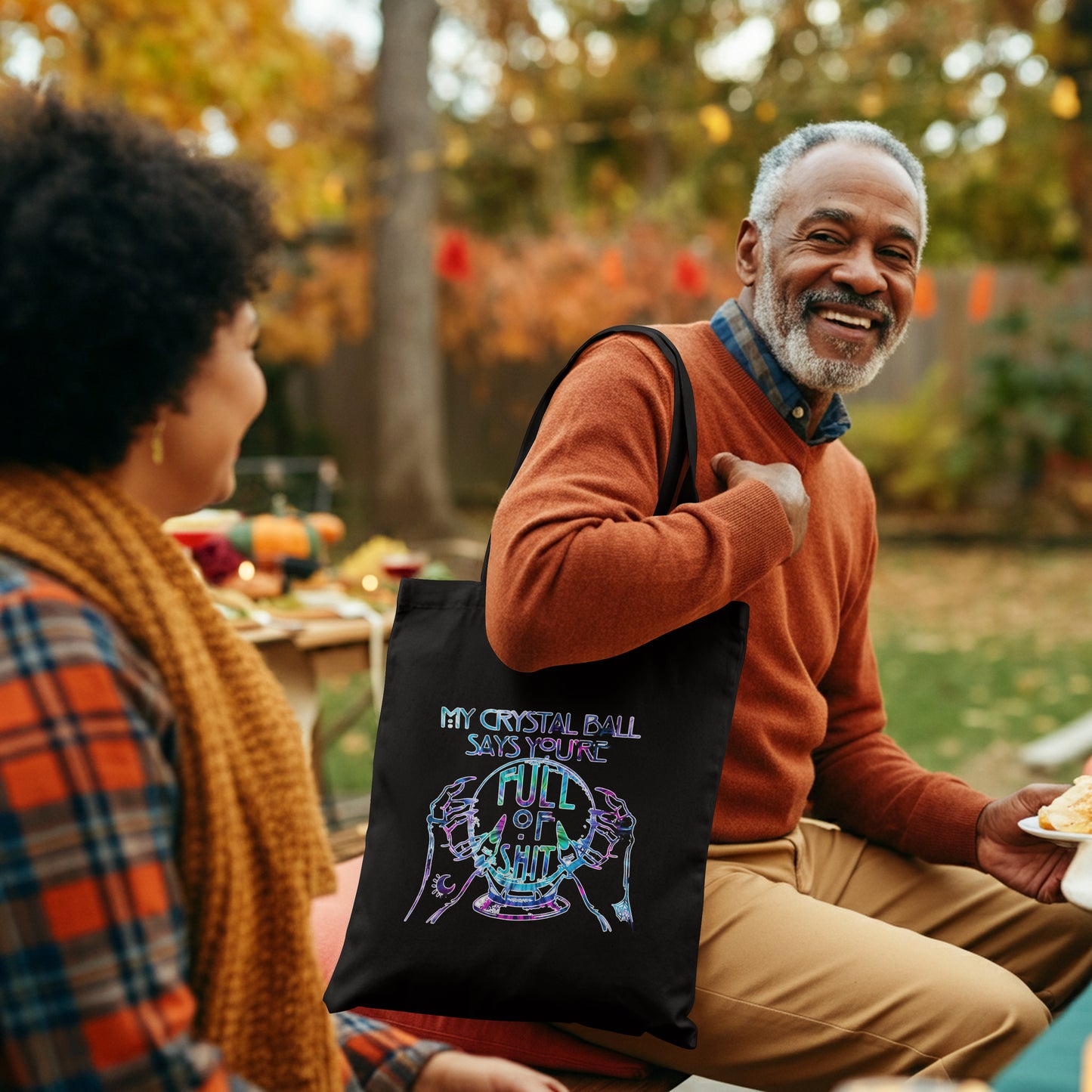 My Crystal Ball Says You're Full Of Shit Cotton Tote Bag