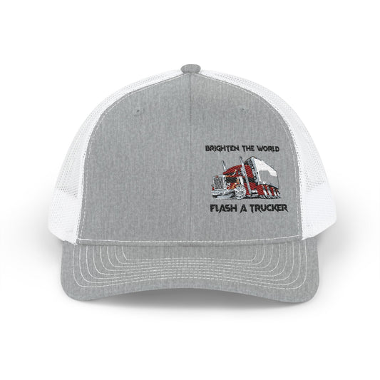 Trucker Cap with Embroidered Trucker Quote for Outdoor Enthusiasts
