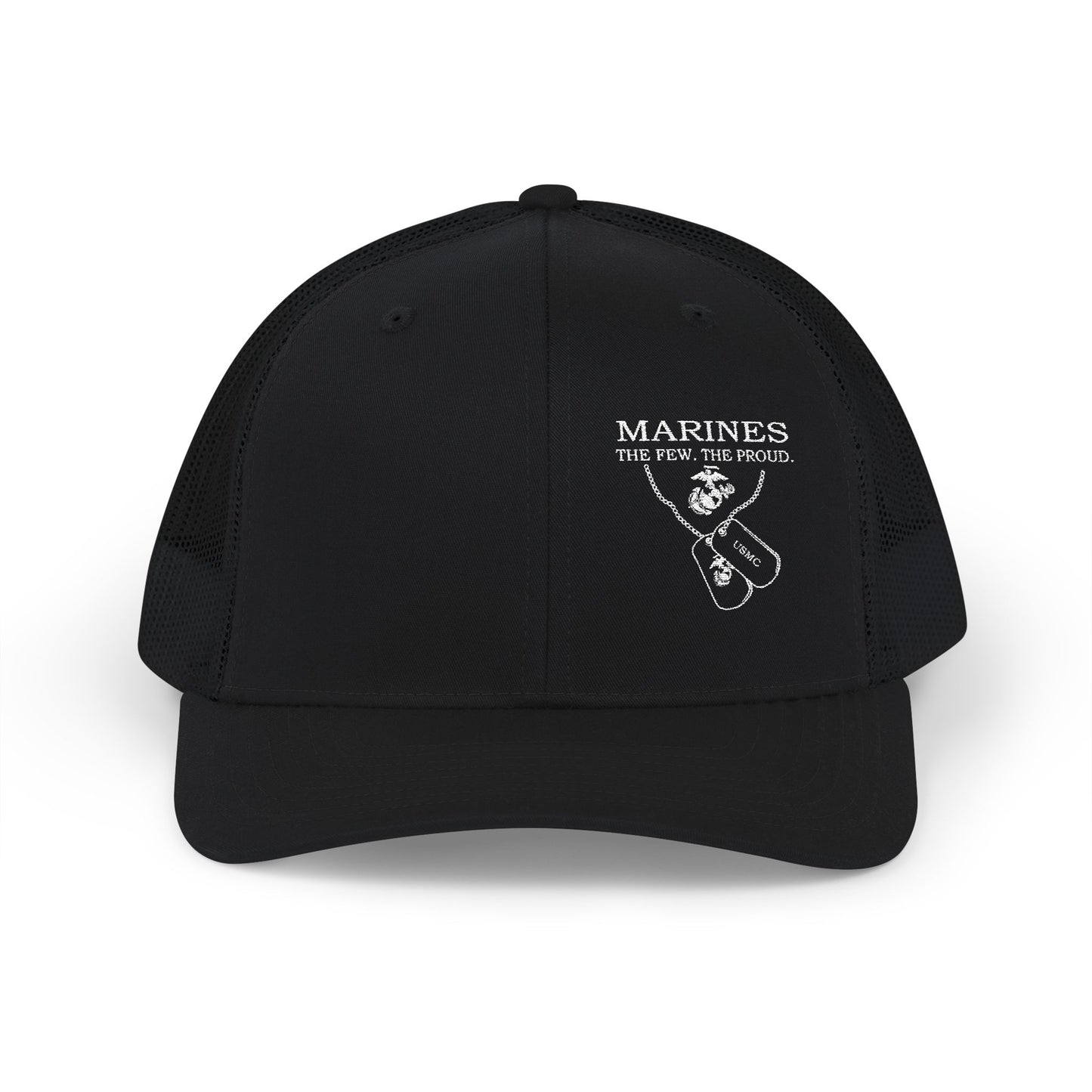 Marines Snapback Trucker Cap - Embroidered Military Style Hat