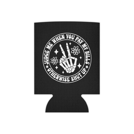 Sassy Can Cooler with Floral Design - Perfect for Parties