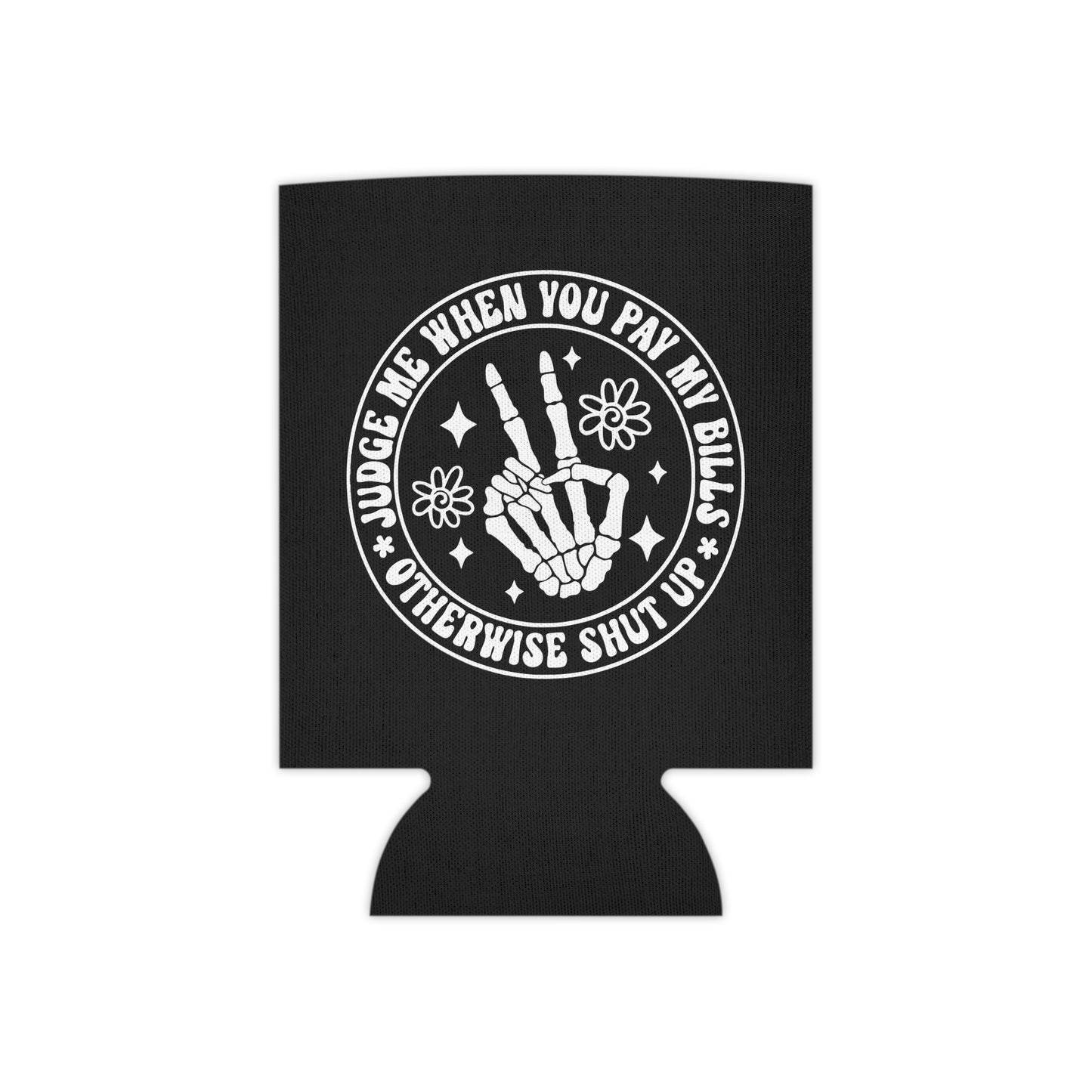 Sassy Can Cooler with Floral Design - Perfect for Parties