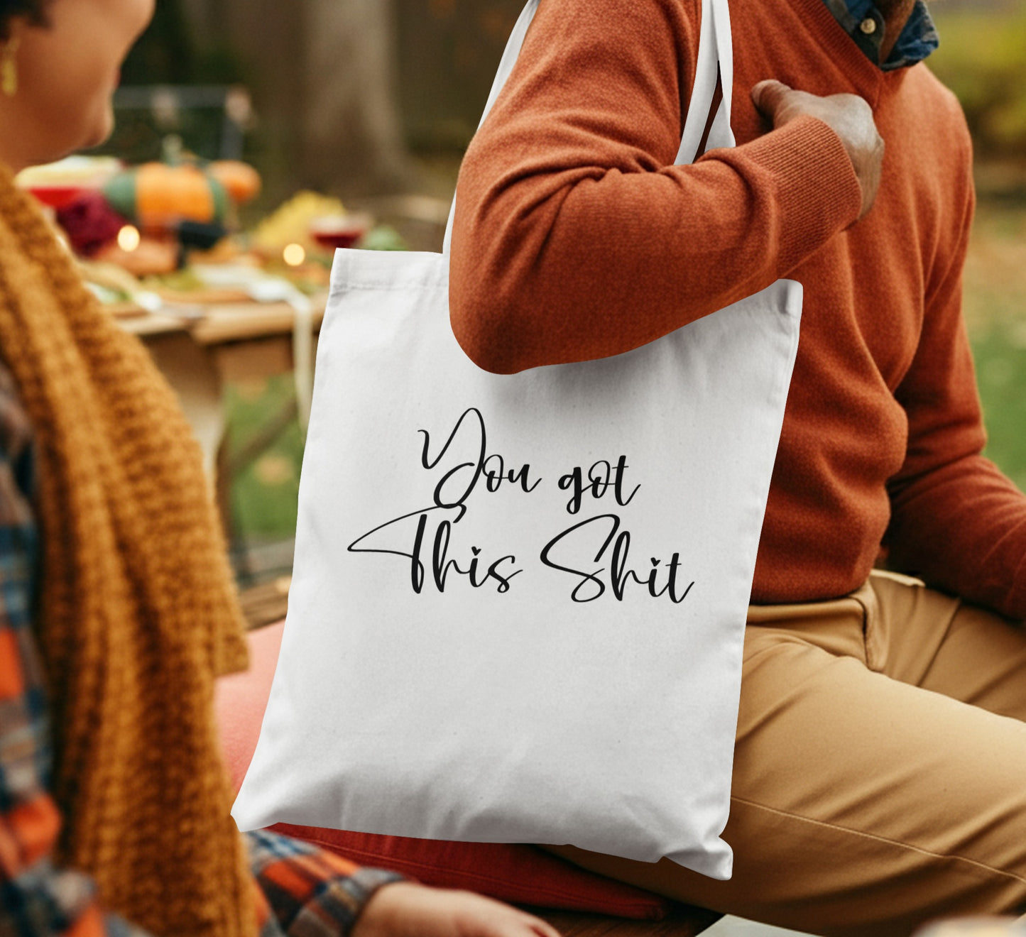 "You Got This Shit" Cotton Tote Bag