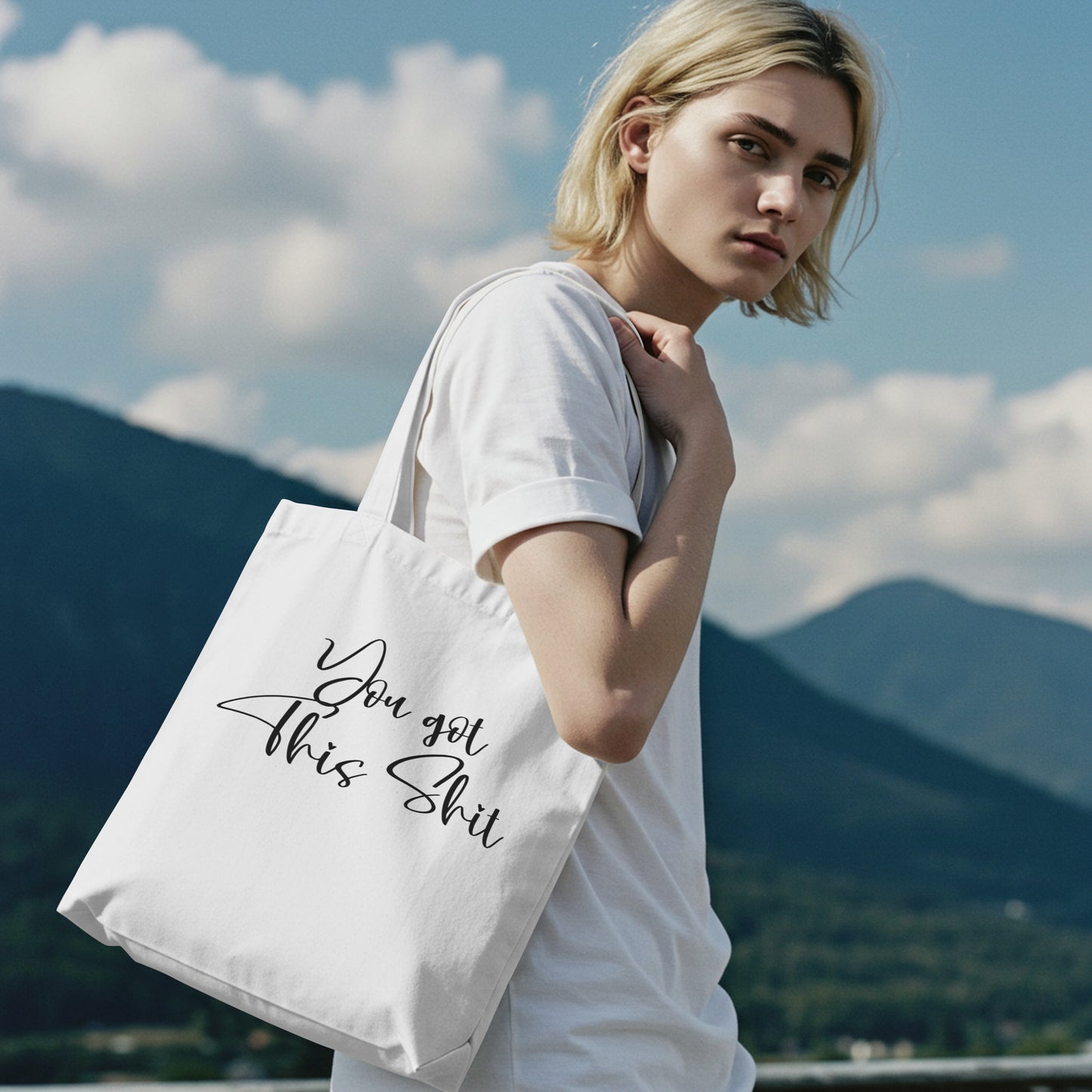 "You Got This Shit" Cotton Tote Bag