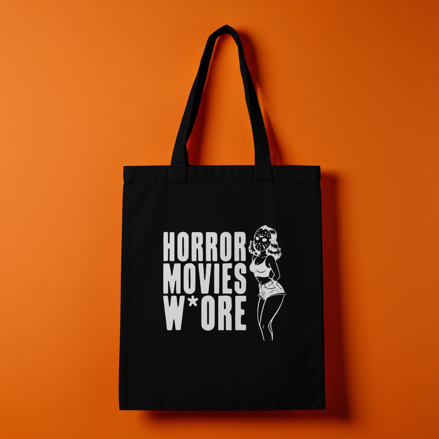 Horror Movies Whore Cotton Tote Bag