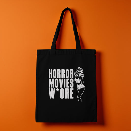 Horror Movies Whore Cotton Tote Bag