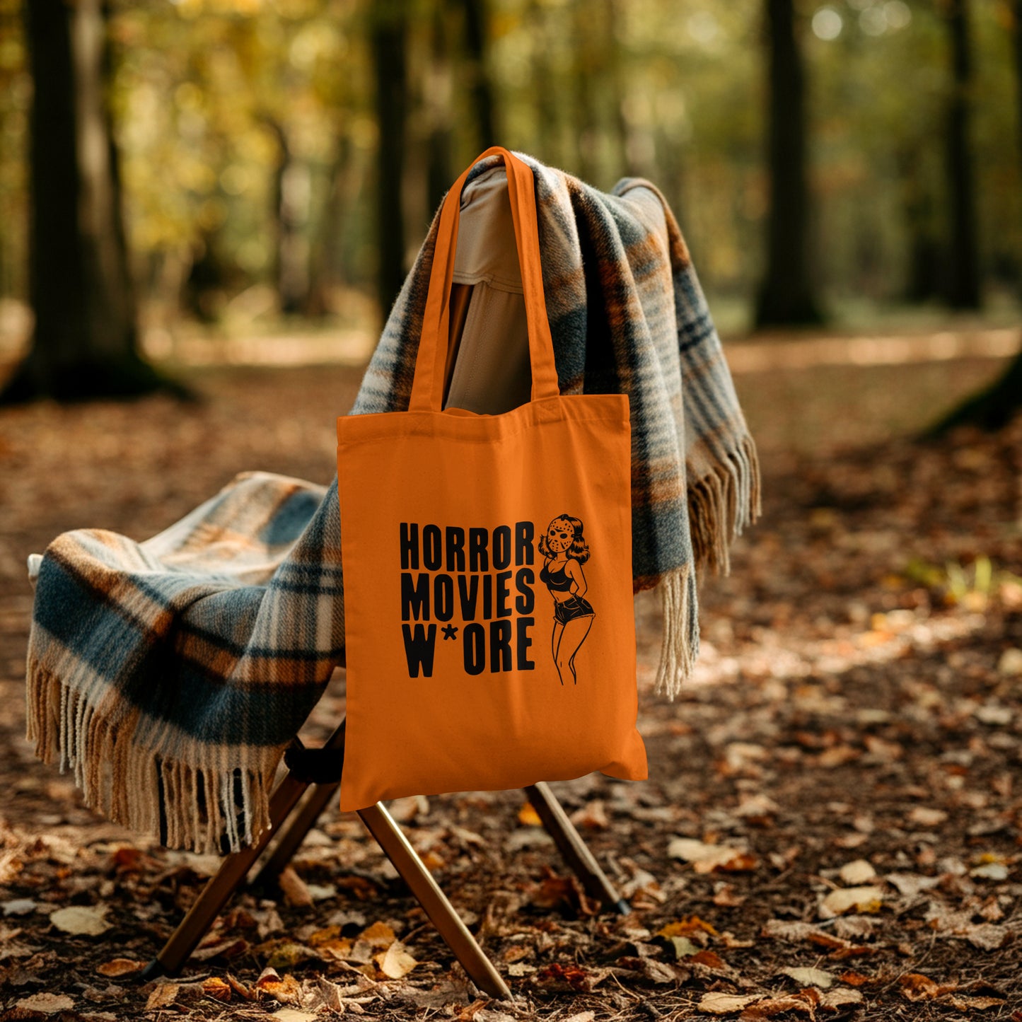 Horror Movies Whore Cotton Tote Bag