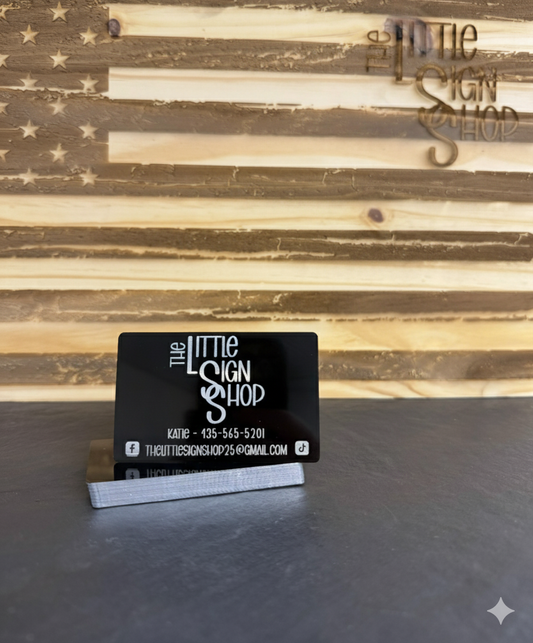 Custom Metal Business Cards
