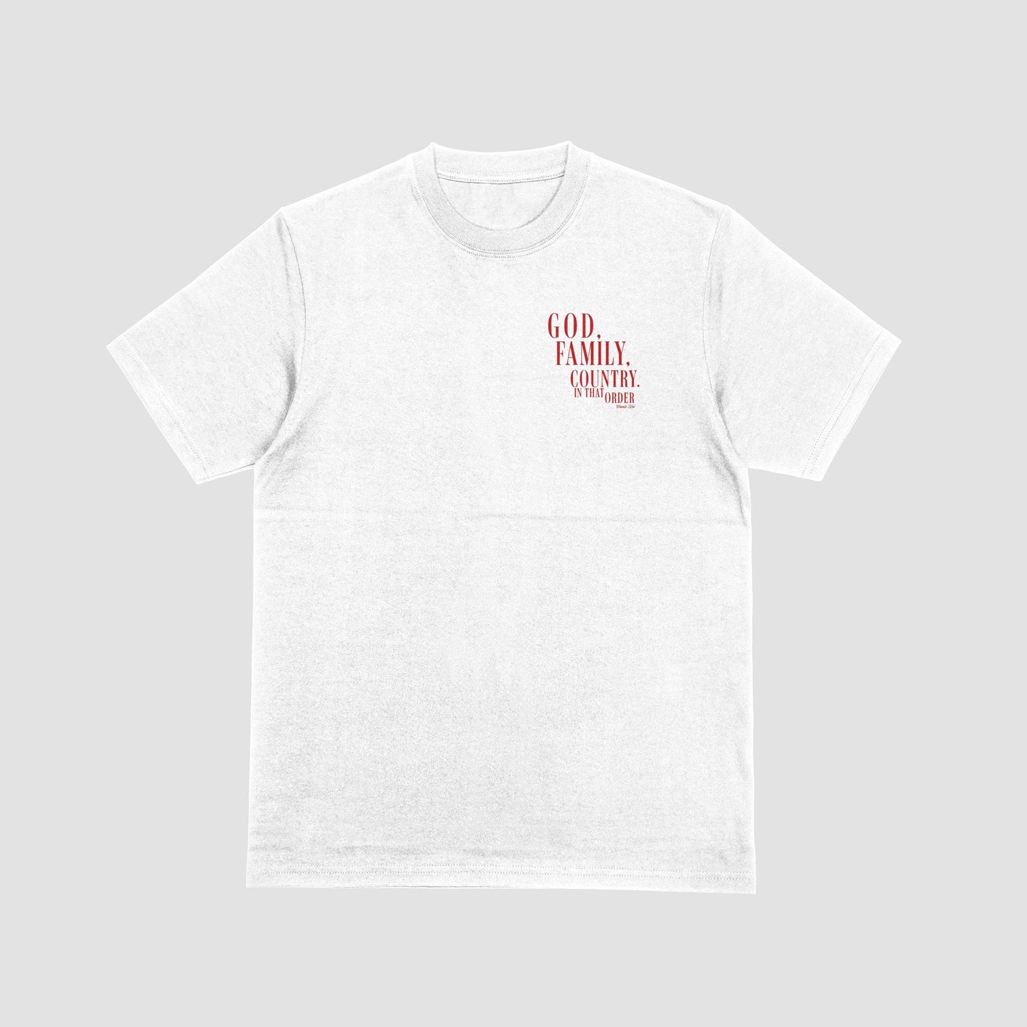 God, Family, Country. In that Order. Charlie Kirk Tshirt/ Sweatshirt